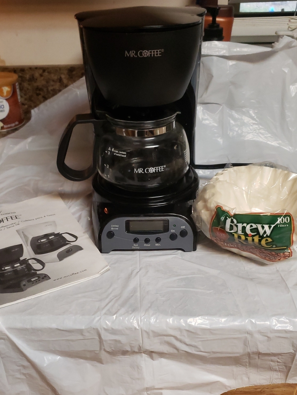 Mr. Coffee 4 Cup Coffee Maker Used Once. Programmable - Picture 3 of 3